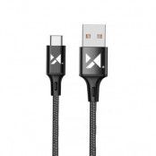 Wozinsky USB-C kabel 2m - Svart
