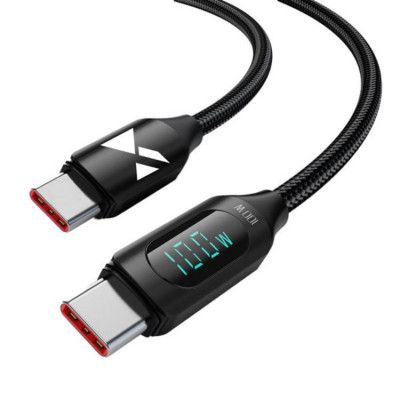 Wozinsky USB-C till USB-C kabel 2m - Svart