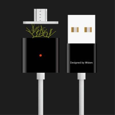 WSKEN X-cable Magnetisk Micro USB-kabel