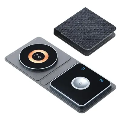 XH-X8C 3-i-1 15W Magnetisk Trådlös Laddare för Mobiltelefoner, Akryl