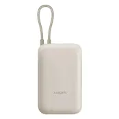XIAOMI Powerbank 10000mAh 22.5W med USB-C Kabel - Lätt kaffe