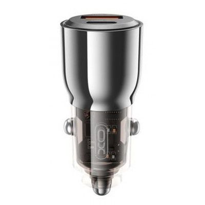 XO Billaddare USB Till USB-C 95W PD QC Tarnish - Svart