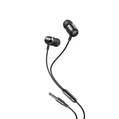 XO In-Ear Trådbundna Hörlurar Jack 3.5mm EP64 - Svart