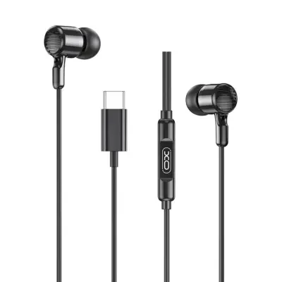 XO In-Ear Trådbundna Hörlurar USB-C EP81 - Svart