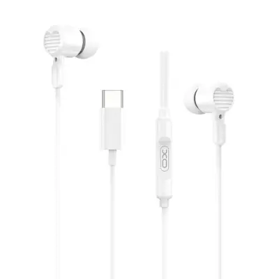XO In-Ear Trådbundna Hörlurar USB-C EP81 - Vit