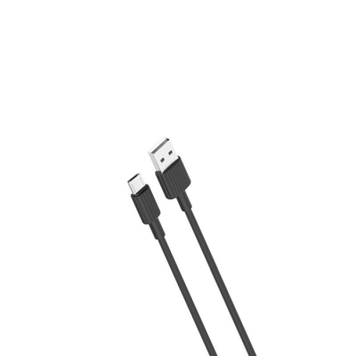 XO Kabel USB-A till Micro-USB 1m 2.4A - Svart
