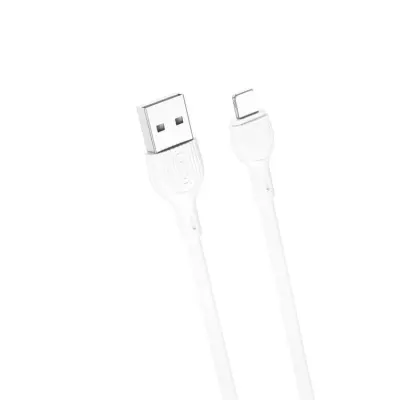 XO USB-A Till Lightning Kabel 1m 2.1A NB200 - Vit