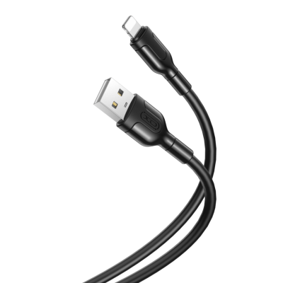 XO USB-A Till Lightning Kabel 1m 2.1A NB212 - Svart