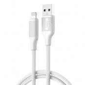 XO USB-A Till Lightning Kabel 1m 2.4A NB265 - Vit