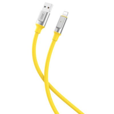 XO USB-A Till Lightning Kabel 1m 6A NB251 - Gul