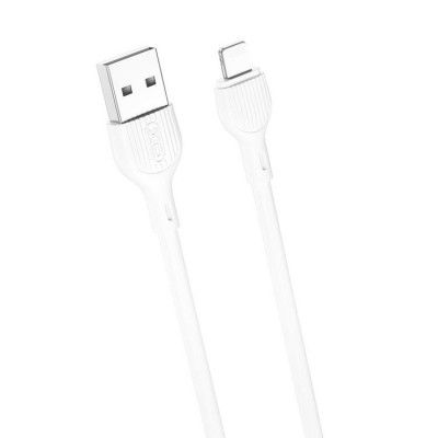 XO USB-A Till Lightning Kabel 2m 2.1A NB200 - Vit