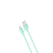 XO USB-A Till USB-C Kabel 1m 2.4A NB156 - Grön