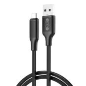 XO USB-A Till USB-C Kabel 1m 3A NB265 - Svart