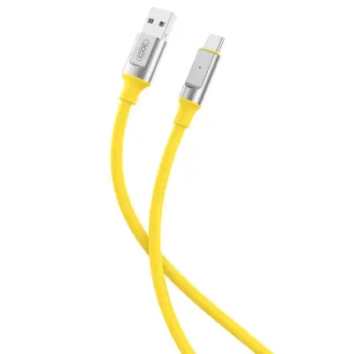 XO USB-A Till USB-C Kabel 1m 6A NB251 - Gul