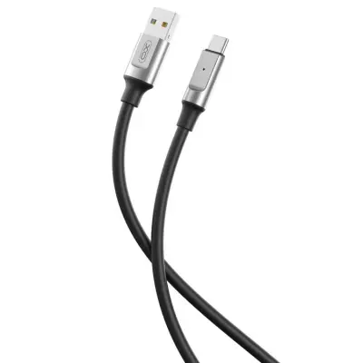 XO USB-A Till USB-C Kabel 1m 6A NB251 - Svart