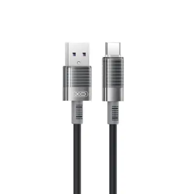XO USB-A Till USB-C Kabel 1m 6A NB282 - Svart
