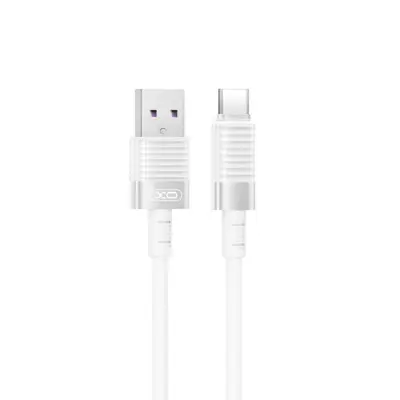 XO USB-A Till USB-C Kabel 1m 6A NB282 - Vit