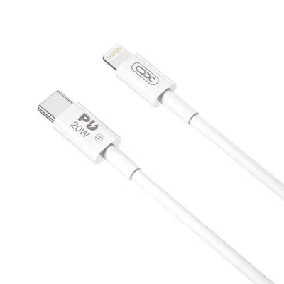 XO USB-C till Lightning kabel 20W 2m PD NB-Q189B - Vit