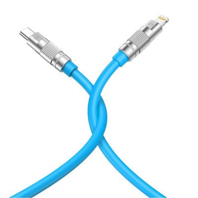 XO USB-C till Lightning kabel 27W 1m NB-Q228A - Blå