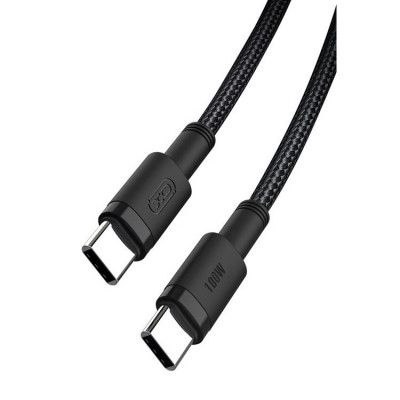 XO USB-C Till USB-C 100W 1.5m PD Kabel NB-Q199 - Svart