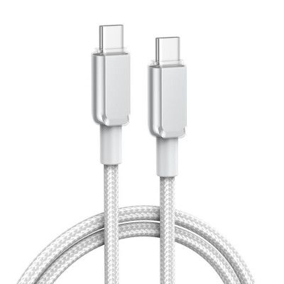 XO USB-C Till USB-C 60W 0.35m Kabel PD NB-Q250B - Vit