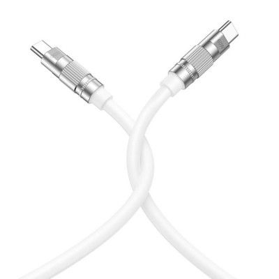 XO USB-C Till USB-C 60W 1.2m Kabel NB-Q228B - Vit