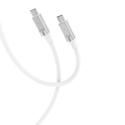 XO USB-C Till USB-C 60W 1m Kabel NB-Q252B - Vit