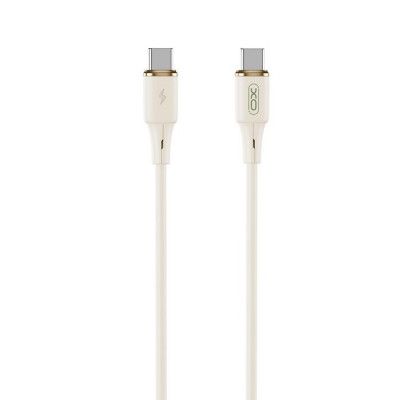 XO USB-C Till USB-C 60W Kabel 1m PD NB-Q261 - Beige