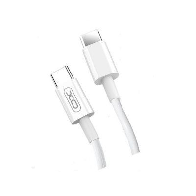 XO USB-C till USB-C kabel 1m - Vit