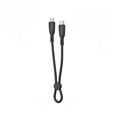 XO USB-C Till USB-C Kabel 60W 0.25m NB-Q248B - Svart