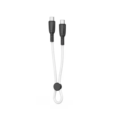 XO USB-C Till USB-C Kabel 60W 0.25m NB-Q248B - Vit