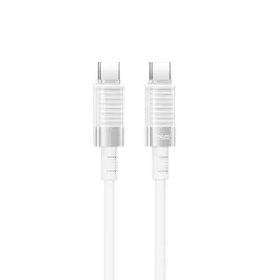 XO USB-C Till USB-C Kabel 60W 1m NB-Q282B - Vit