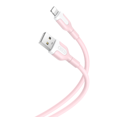 XO USB Till Lightning 1m Kabel 2.1A NB212- Rosa