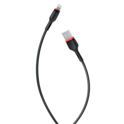 XO USB Till Lightning 1m Kabel 2.4A NB-P171 - Svart
