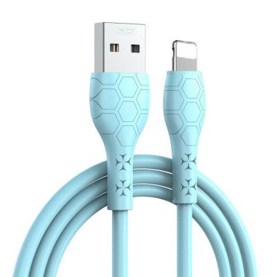XO USB Till Lightning 1m Kabel 2.4A NB240 - Blå