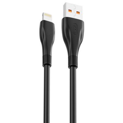 XO USB Till Lightning 1m Kabel 6A NB185 - Svart