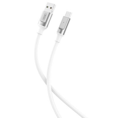 XO USB Till MicroUSB 1m Kabel 6A NB251 - Vit