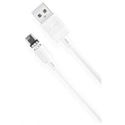 XO USB Till Lightning 1m Kabel Magnetisk 2.1A NB187 - Vit