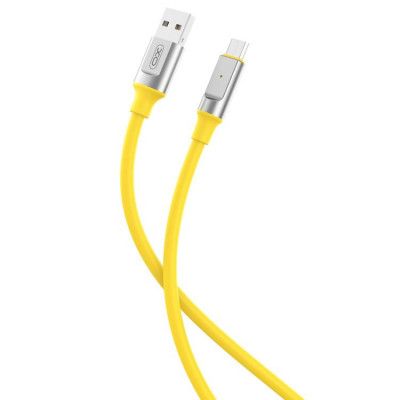 XO USB Till MicroUSB 1m Kabel 6A NB251 - Gul
