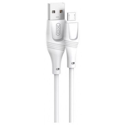 XO USB Till MicroUSB 3m Kabel 2A NB238 - Vit