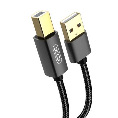 XO USB Till USB-B Kabel 1.5m GB010A - Svart