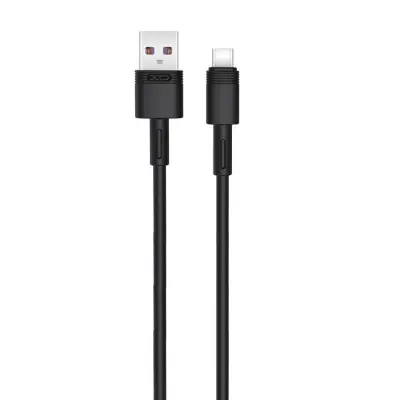 XO USB Till USB-C 1m Kabel 5A NB-Q166 - Svart
