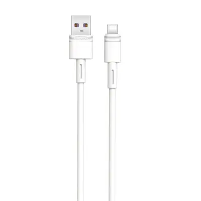 XO USB Till USB-C 1m Kabel 5A NB-Q166 - Vit