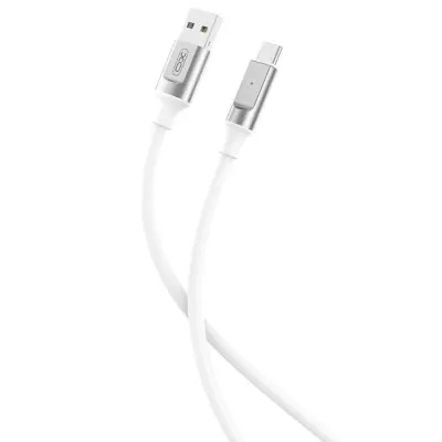 XO USB Till USB-C 1m Kabel 6A NB251 - Vit