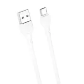 XO USB Till USB-C Kabel 2m 2.1A NB200 - Vit