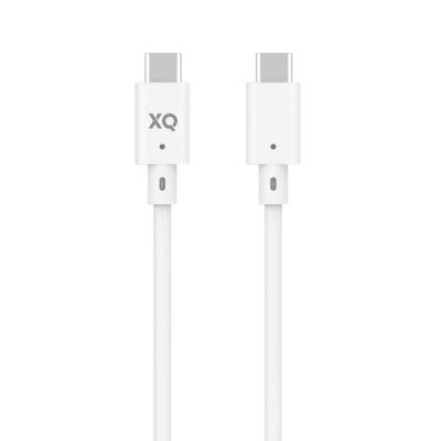 XQISIT Charge & Sync Kabel USB C 3.1 to USB C 3.1 150cm Vit