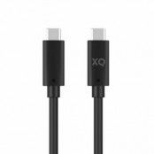 XQISIT Ladda Och Sync USB-C to USB-C 3.1 150cm - Svart