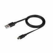 Xtorm Flat USB-A / Micro-USB Kabel 1m - Svart