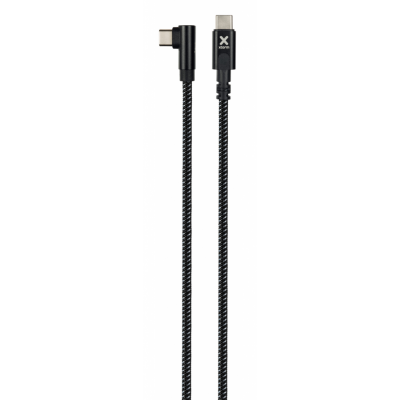 Xtorm Premium 90° USB-C till USB-C PD 100W Kabel 1m Svart