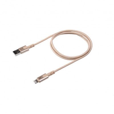 Xtorm Premium USB-A / Lightning Kabel 1m - Guld